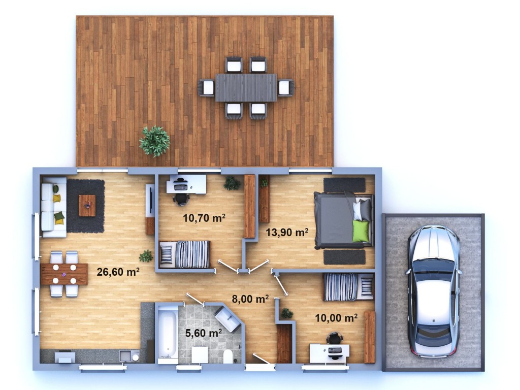 DŮM NA KLÍČ 7 - Projekt domu na klíč 7 - Zděný dům na klíč 7 - Nízkoenergetický dům na klíč 7 - Dřevostavba na klíč 7 - Rodinný dům na klíč 7